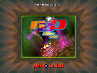 N2O Nitrous Oxide title screen for Playstation